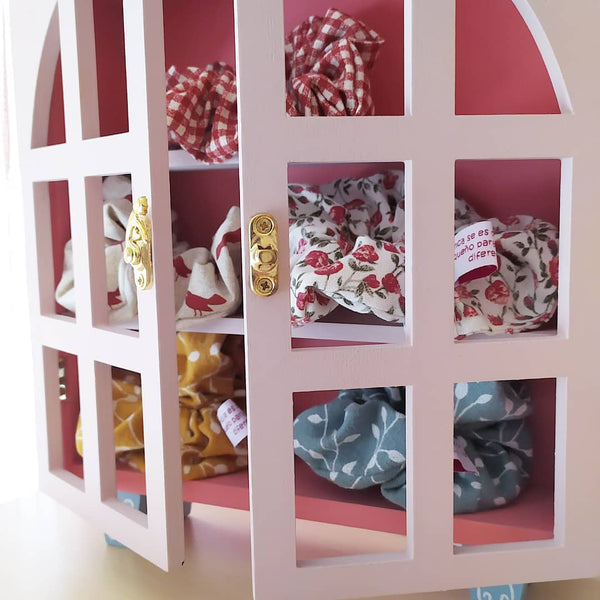 Scrunchie estampado vichy